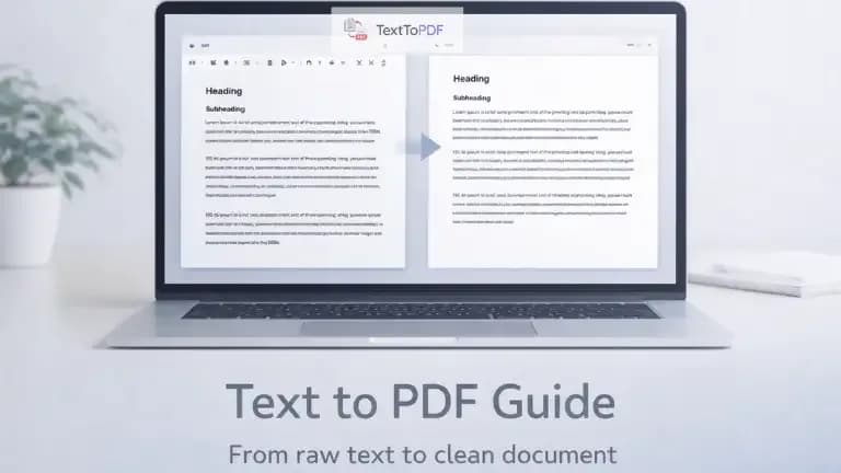 text to pdf guide