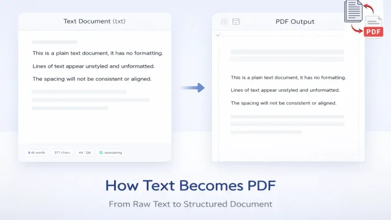 How to Convert a Text Document to PDF