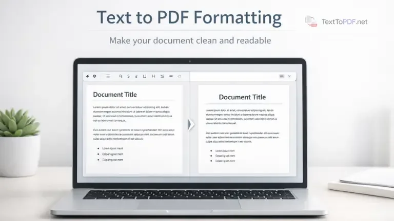Como formatar o texto antes de convertê-lo para PDF